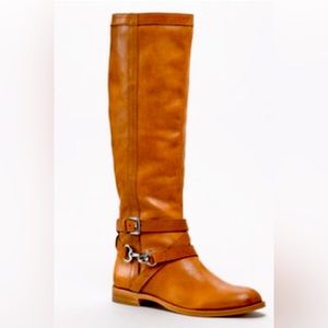 Coach Vintage leather knee-hi riding boot caramel Sz 6B